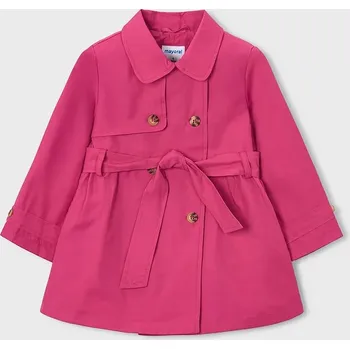 Dívčí kabát Dětský kabát Mayoral 3459.6C.Mini.PPY2 růžová 42X, vel. 110