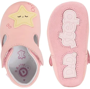 Capáčky Capáčky DD Step K1596-61962 Baby Pink S, Vnitřní délka boty: 12,0 cm, Vnitřní šířka boty: 5,6 cm