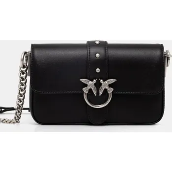 Kabelka Kožená kabelka Pinko 105353.A0QO černá 99X, vel. ONE SIZE