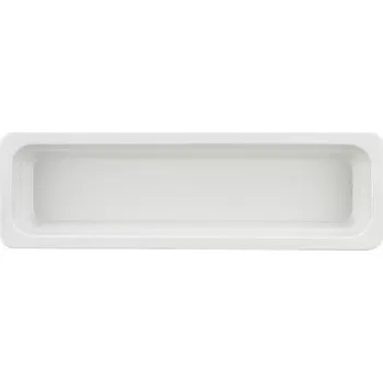 SCHÖNWALD Gastronádoba 2/4 , 530 × 162 mm, v = 20 mm, bílá, porcelán