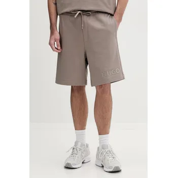 Bavlněné šortky HUGO 50535260 béžová 80X, vel. XL