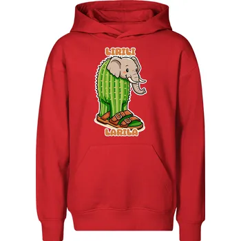 Chlapecká mikina Dětská mikina Lirili larila Barva: Červená, Velikost: 8