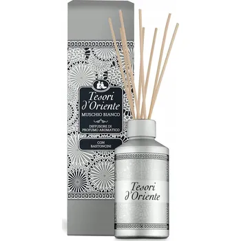 Osvěžovač vzduchu Osvěžovač vzduchu Muschio Bianco s tyčinkami Tesori d'Oriente 200 ml