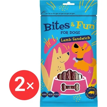 Akinu Bites&Fun Jehněčí sendvič 2 × 85 g