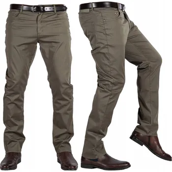 Dámské kalhoty Klasické látkové kalhoty KHAKI ENDY vel.