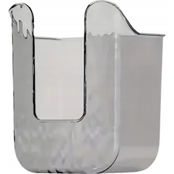 Úložný box PROSTOROVĚ ÚSPORNÁ KRABIČKA NA VLHČENÉ UBROUSKY Z PLASTU, šedá