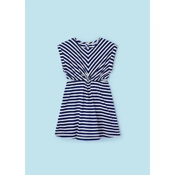 Dívčí šaty Dívčí bavlněné šaty Mayoral 3946 proužek Rozměr: 122