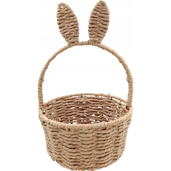 Velikonoční dekorace Papírový hnědý košík 1 ks