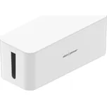 AlzaPower Cable Box Basic Medium bílý