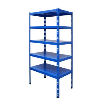 Dílenský regál ZLKL Průmyslové regály kovové 2000 x 750 x 500 mm, modrý P00145-7