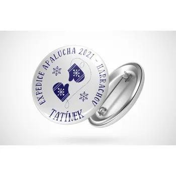 Placka na expedici rukavice Průměr placky: 25 mm