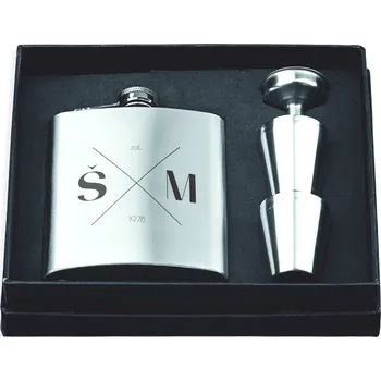 Placatka Placatka dárková sada kříž s iniciály