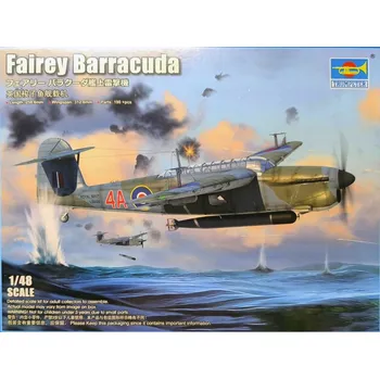 Plastikový model Trumpeter 05825 Bomber Fairey Barracuda Torpedo Bomber model 1/48