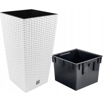 Květináč Bílý plast Květináč Prosperplast 75 cm x 40 x 75 cm