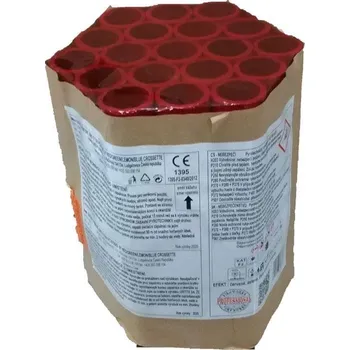 Tarra Ohňostroj - baterie výmetnic red/green/lemon/blue crossette - 19 ran