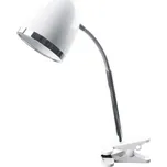 Avide Stolní lampa s klipem, bílá