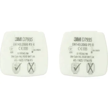 Plynová maska 3M Secure Click D7935 Částicový filtr P3 R - balení 4ks