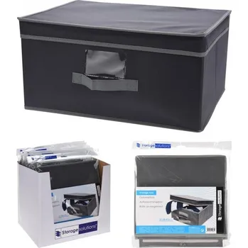 Úložný box Koopman Skladovací box šedý31x28x15 cm