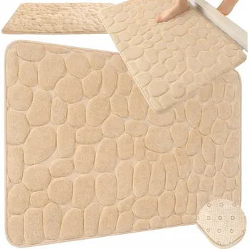Koupelnová předložka KOUPELNOVÁ PŘEDLOŽKA MĚKKÁ SAVÁ PROTISKLUZOVÁ VELKÁ 80X50 DO SPRCHY