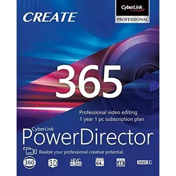 Software CyberLink PowerDirector 365 na 12 měsíců (elektronická licence)