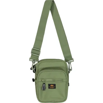Alpha Industries Label messenger small bag, šalvějová