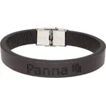 Ewena Kožený náramek hnědý se znamením Panna