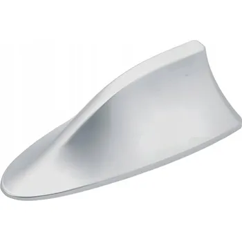 Autoanténa Střešní automobilová FM rádiová anténa typu žraločí ploutev Barva: Stříbrná