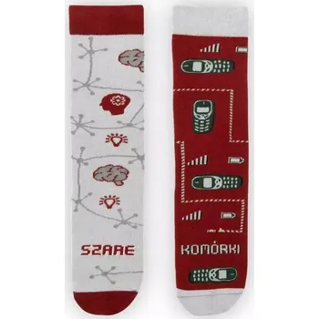 Pánské oblečení Nadwyraz Ponožky Ponožky Šedé buňky 43-46 vícebarevné velikost 43-46