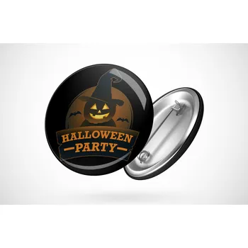 Halloweenská placka dýně Průměr placky: 25 mm