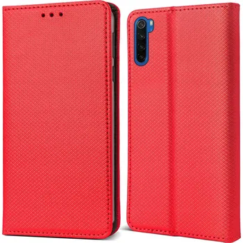 Pouzdro na mobilní telefon Flipové pouzdro gsmStyle pro Xiaomi Redmi Note 8T s kapsou a stojánkem, červené