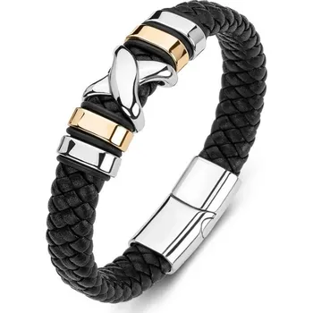 Náramek Predator Q1 Quasar pánský náramek černý 21,5 cm