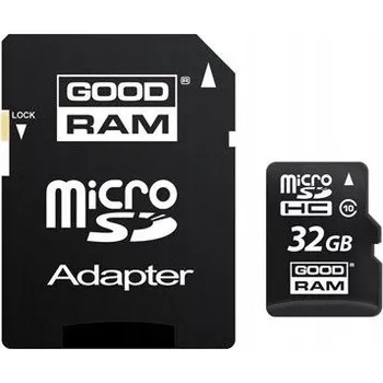Paměťová karta PAMĚŤOVÁ KARTA GOODRAM 32 GB MICRO SD HC CLASS 10