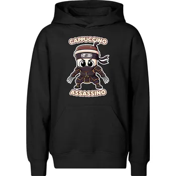 Chlapecká mikina Dětská mikina Cappuccino Assassino Barva: Černá, Velikost: 10