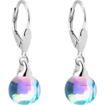 Preciosa Stříbrné náušnice Aquila, kapky s českým křišťálem Preciosa