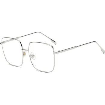 Počítačové brýle VeyRey Brýle blokující modré světlo hranaté Ernstep stříbrné