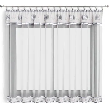 Záclona 4sleep Hotová záclona 300 × 140 cm - Mašle na béžovém