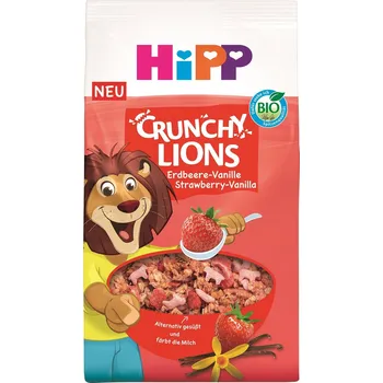 HiPP BIO Lion křupavé müsli jahoda vanilka 300 g