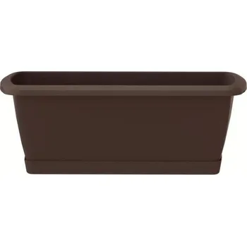 Truhlík PROSPERPLAST Truhlík RESPANA SET s miskou hnědý 39,2 cm