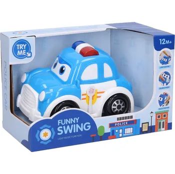 autíčko Wiky Vehicles Auto policejní s efekty 15 cm