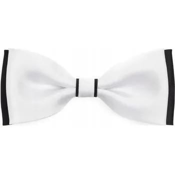 Motýlek Pánský motýlek do tanečních Avantgard 553-123, bílo-černý