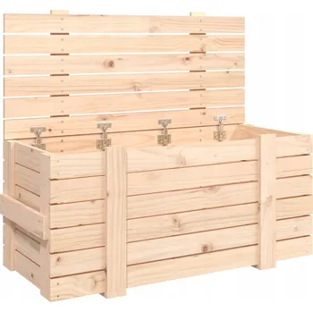 Úložný box Úložný box, 91x40,5x42 cm, masivní borovicové dřevo