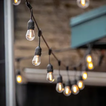 Venkovní osvětlení LED Venkovní dekorační řetěz BAJA ST64 20xE27/1W/230V 20,9m IP44 teplá bílá