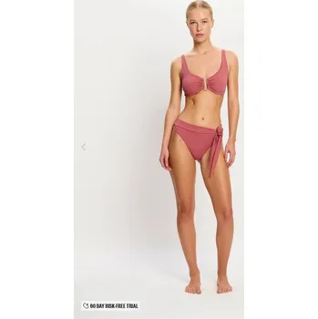 Dámské plavky Menstruační plavky Modibodi Molokai Hi-Waist Tie Bottom High Absorbency Mauve spodní díl (MPMMHWTBHAM) XXL Možnost vrácení zboží ZDARMA do 120 dnů!