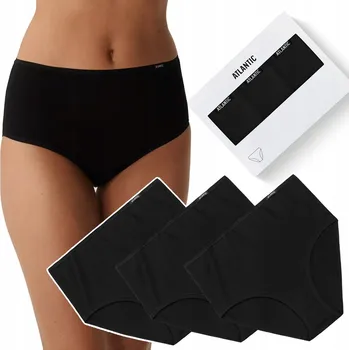 Kalhotky Kalhotky Maxi 3-PAK Klasické bavlněné kalhotky ATLANTIC 3BLP-604 - XL