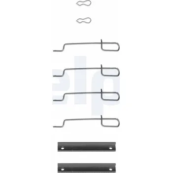Brzdový systém Sada příslušenství, obložení kotoučové brzdy DELPHI LX0044