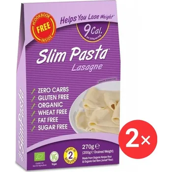 Keto dieta SlimPasta Konjakové lasagne BIO v nálevu 2 x 270 g