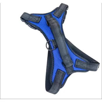 Postroj pro psa ANNAM Reflexní postroj L, tmavě modrý