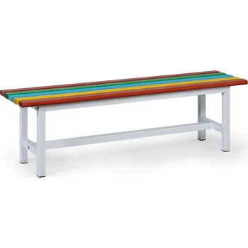 Zahradní lavice Parková lavička FLORA, 1500 mm, barevná