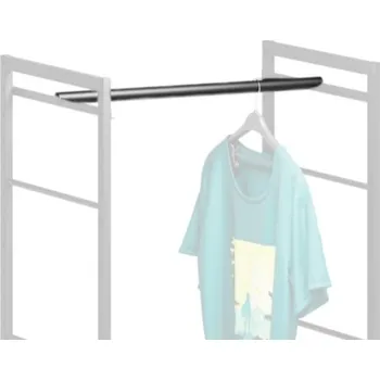 Šatní skříň Šatní tyč černá