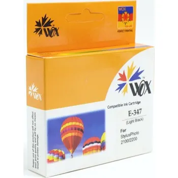 Inkoustová kazeta Wox Light Black EPSON T0347 náhradní C13T03474010 (C13T03474010)